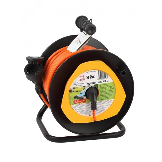 Удлинитель силовой RPx-1e-3x1.5-40m на п. катушке c/з 40м 1 гн ПВС 3х1.5 RPx-1e-3x1.5-40m ЭРА