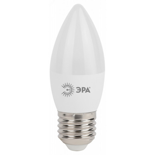 Лампа светодиодная LED B35-7W-827-E27 (диод, свеча, 7Вт, тепл, E27, (10/100/2800) ЭРА