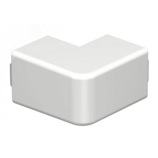Крышка внешнего угла кабельного канала WDK 30x30 мм (ПВХ, белый)