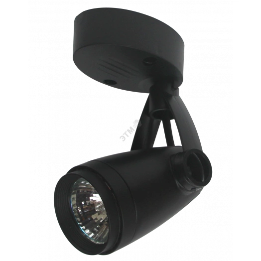 Светильник  Накладной, черный OL5 GU10 BK (50/600) ЭРА