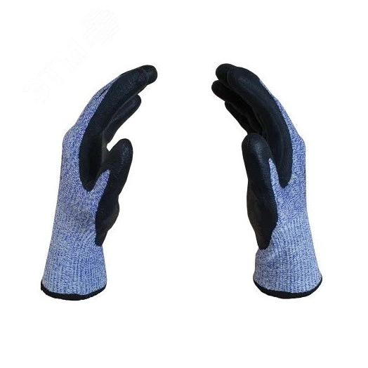 Перчатки для защиты от механических воздействий и порезов SCAFFA DY1350FRB-B/BLK, размер 10