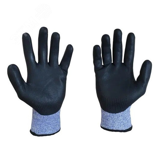 Перчатки для защиты от механических воздействий и порезов SCAFFA DY1350FRB-B/BLK, размер 10