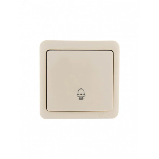 VIOLA Кнопка звонка крем (12шт/144шт)