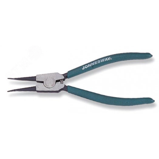 Щипцы прямые для стопорных колец с ПВХ рукоятками, разжим, 180 мм, 10-40 мм