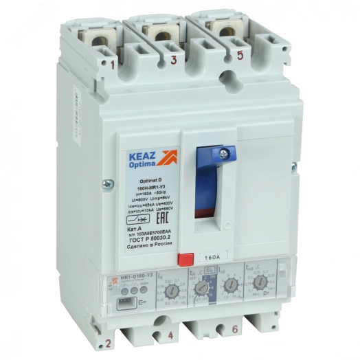 Выключатель автоматический OptiMat D250H-MR1-ОМ4-РЕГ