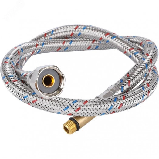 Подводка гибкая для смесителяМ10 х 35 - 1/2' ВР длина 80 см