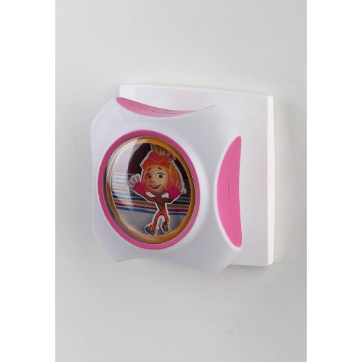 Ночник NN-612-LS-PL бордовый ФИКСИКИ (12/48/576) ЭРА