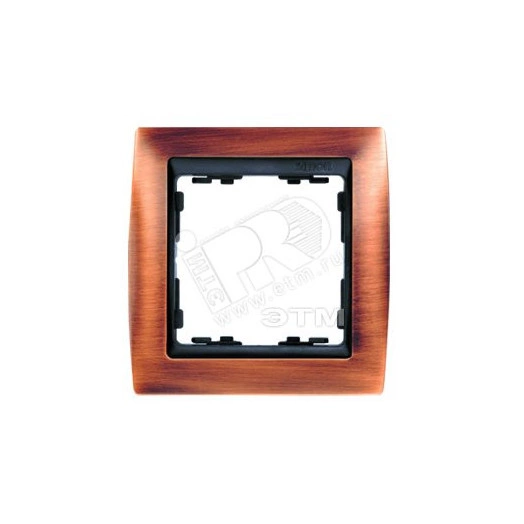 Рамка на 3 поста, S82, античная медь - графит