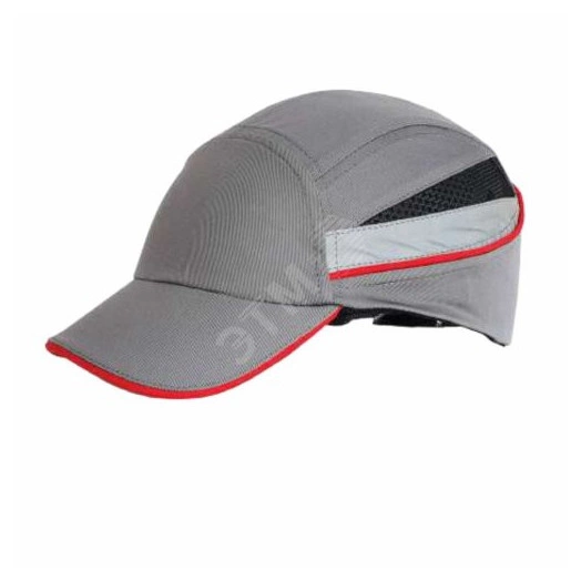 Каскетка RZ BioT CAP серая (защитная, ударопрочная, укороченный козырек, светоотражающие вставоки, регулировка по размеру головы с 56 см по 59 см с помощью застежки-блочк, -10°C + 50°C )