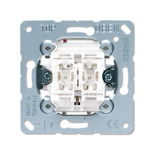 Кнопка без фиксации 2-клавишная (2 НО контакта). Механизм. 10A 250V