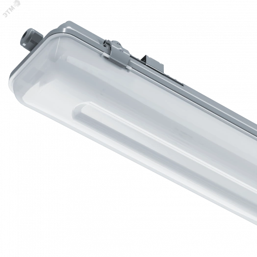 Светильник светодиодный ДСП-40вт 4000К 5000Лм с блоком аварийного питания 3ч IP65 (аналог ЛСП-2х36)
