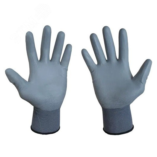 Перчатки для защиты от механических воздействий и ОПЗ SCAFFA PU1850T-GR размер 11