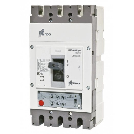 Выключатель автоматический ВА50-39Про 3п S2 630А 36кА