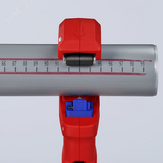 Труборез для канализационных пластиковых труб DP50 32/40/50 мм, толщина max 2.4 мм, длина 202 мм, BK