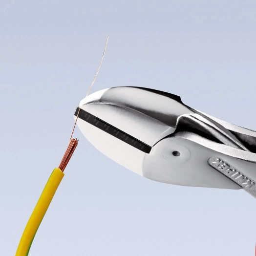 Бокорезы компактные X-CUT VDE 1000V резка - мягкая проволока 48мм проволока средней твердости 38мм твердая проволока 27мм рояльная струна (HRC 59) 22мм L=160мм диэлкектрические хромированные двухкомпонентные рукоятки блистер