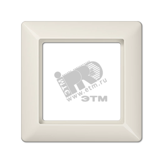 Рамка 1-я для горизонтальной/вертикальной установки  Серия- AS550  Материал- термопласт  Цвет- слоновая кость