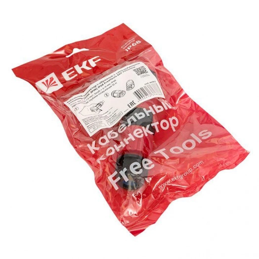 Коннектор кабельный I-образный разъемный (СМК 3PIN) IP68 FreeTools PROxima EKF cct-smk3