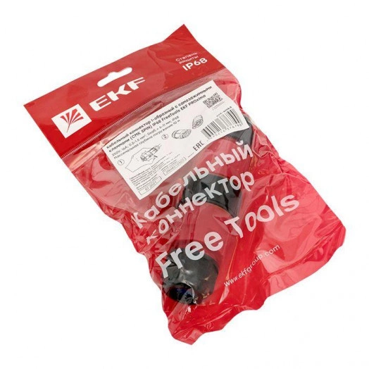 Коннектор кабельный I-образный разъемный (СМК 5PIN) IP68 FreeTools PROxima EKF cct-smk5