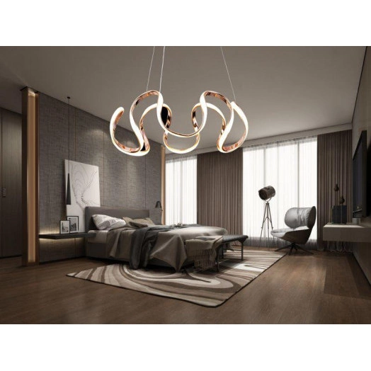 Светильник светодиодный LCL-1030 95Вт люстра управляем. бел. Camelion 14638