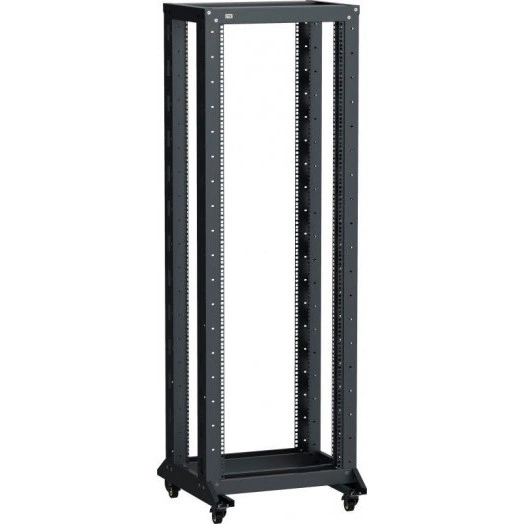 Стойка 2-рамная 33U 600х600мм на рол. черн. LINEA F ITK LF05-33U66-2RM