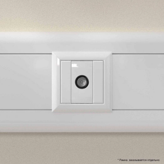 Розетка телевизионная оконечная TV 1мод. Avanti "Белое облако" DKC 4400521