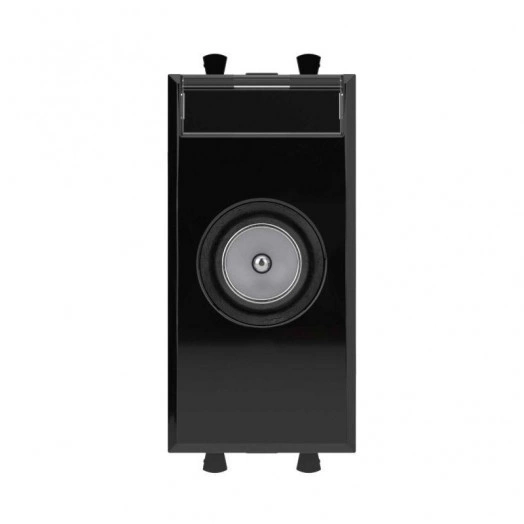 Розетка телевизионная оконечная TV 1мод. Avanti "Черный квадрат" DKC 4402521