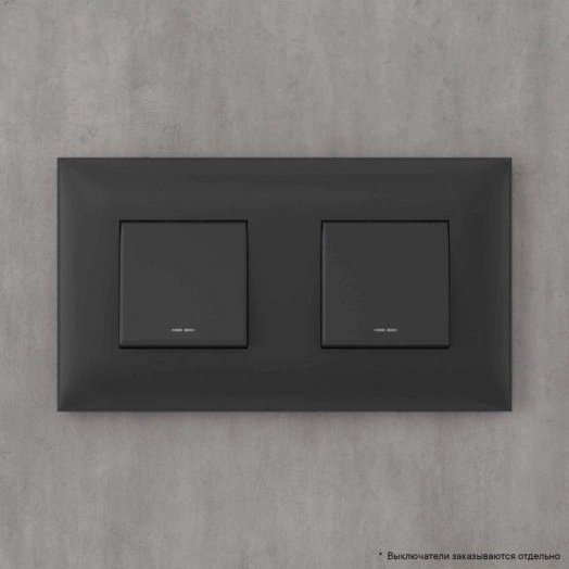 Рамка ARTLEBEDEV 4-мод. Avanti "Черный матовый" DKC 4412904