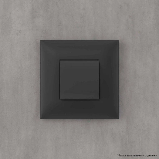 Вывод кабеля из стены Avanti "Черный матовый" DKC 4412983