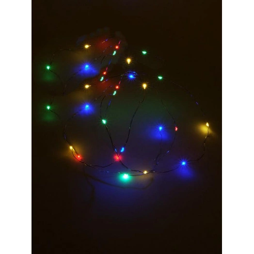 Гирлянда "Нить" LDM30-M-BO 30 разноцветных минисветодиодов 2.17м 1 режим мигания для помещений SHLights 4690601042187