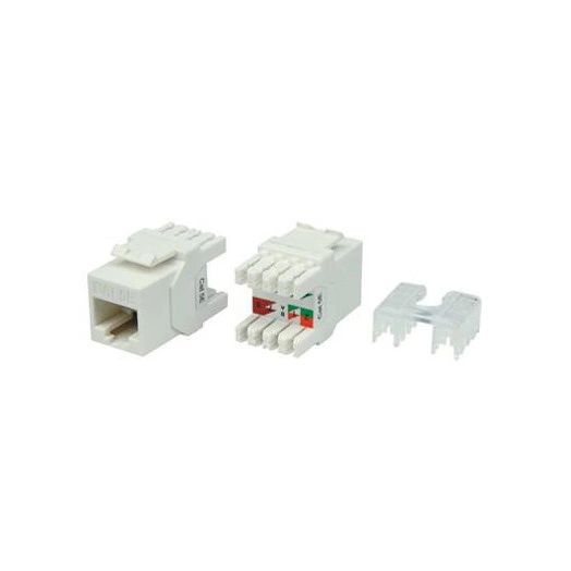 Вставка Keystone Jack RJ-45(8P8C) категория 5e тип 180град. KJ8-8P8C-C5e-180-WH бел. Hyperline 426192