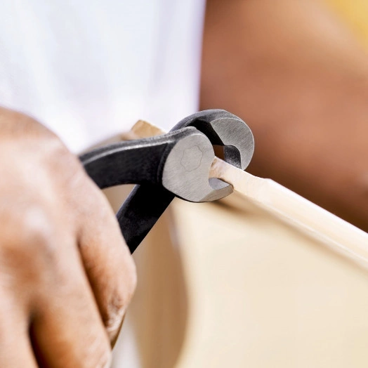 Клещи для пробивания кафельной плитки губки в форме клюва попугая L-200 мм чёрные блистер KN-9100200SB