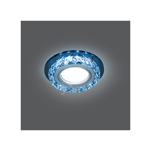 Светильник Backlight BL042 Кругл. Черный/Кристалл/Хром, Gu5.3, LED 4100K 1/40