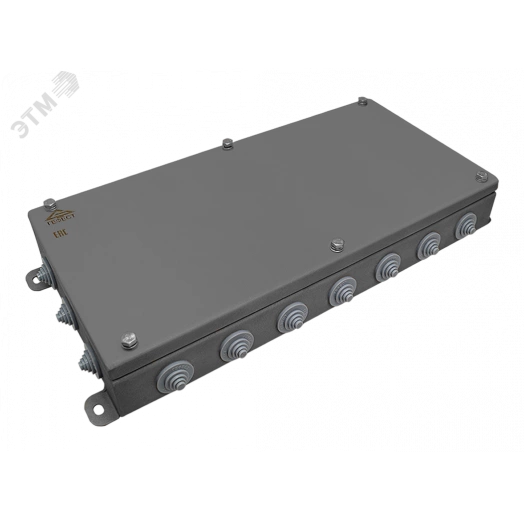 Коробка монтажная КМ IP55-2040, корпус из нержавеющей стали, количество вводов 20