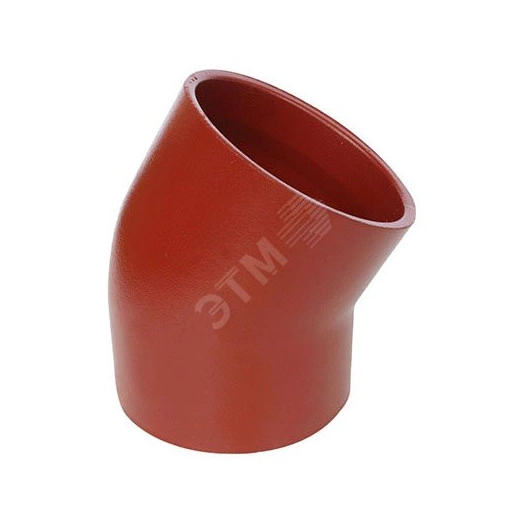 Отвод чугун SML Ду 250х45гр безраструбный