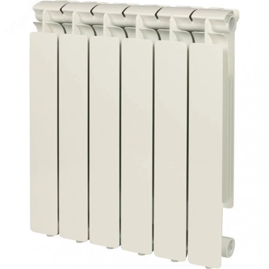 Радиатор алюминиевый секционный 500/80/7 боковое подключение