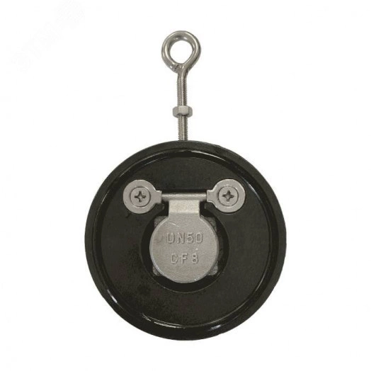 Клапан обратный Ду 100 Ру16 одностворчатый межфланцевый (углеродистая сталь)