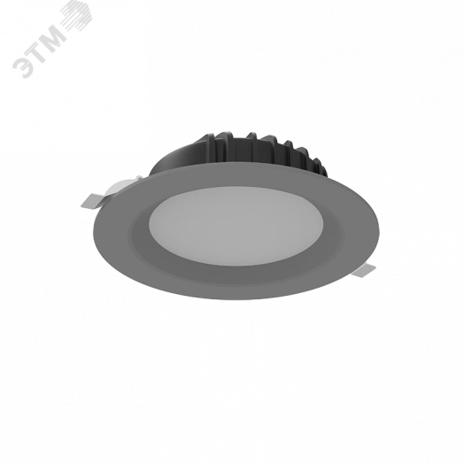 Светильник светодиодный ДВО-16Вт 2700...5700К DL-01 Серый DALI Tunable White