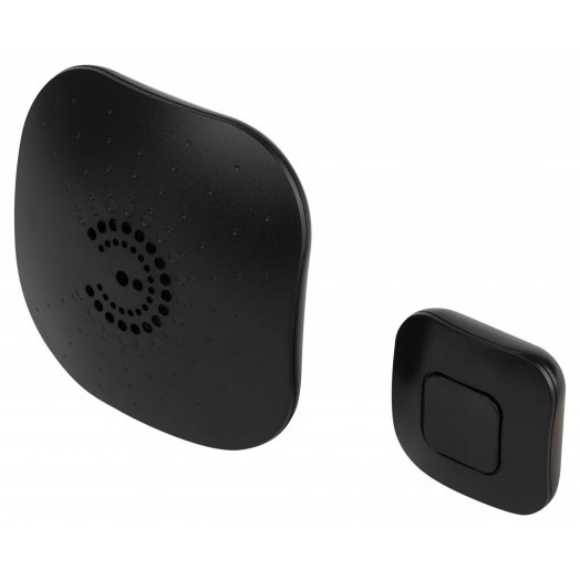 Звонок дверной BIONIC Black беспроводной, черный, 6 мелодий ЭРА