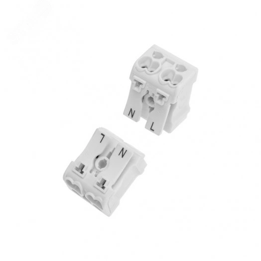 Клемма пружинная соединительная КСП 2-полюсная 100шт