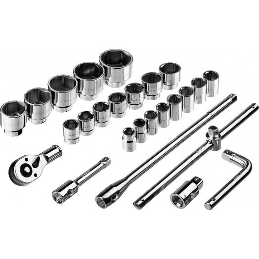 Набор инструмента для крупногабаритной техники Профессионал НКТ-26 26 предм. 3/4''+1''