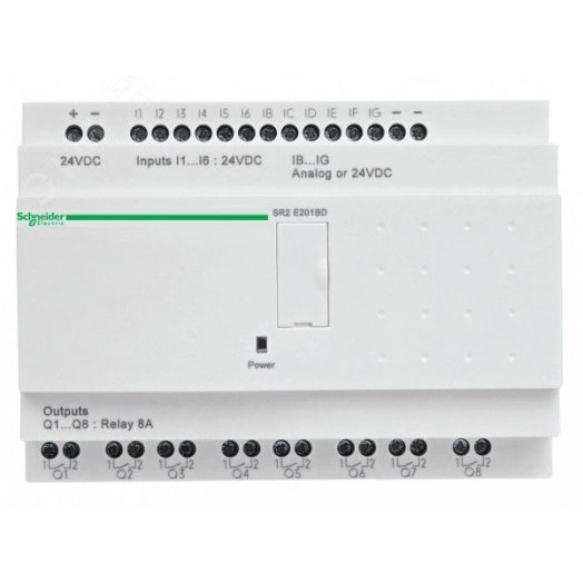 ZELIO LOGIC РЕЛЕ ЭКОНОМ 20ВХ/ВЫХ ~24В