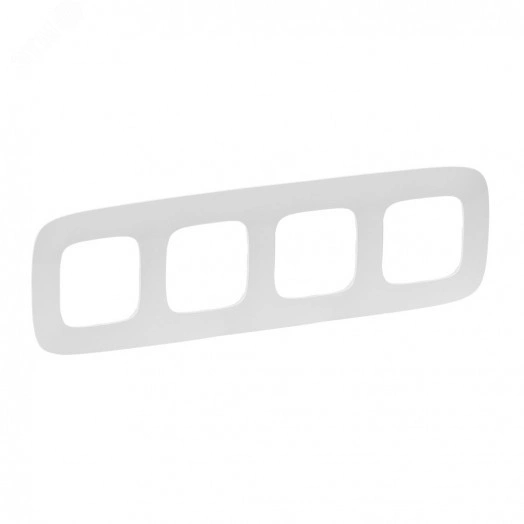 Valena ALLURE Рамка 4 поста жемчуг универсальная