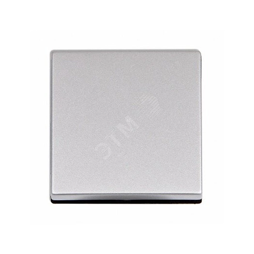 Клавиша 1-я для выключателей и кнопок  без подсветки. Для механизмов- EP401U, EP406U, EP407U, EP431U. Серия Eco Profi. Материал- термопласт. Цвет- алюминий (крашеный).