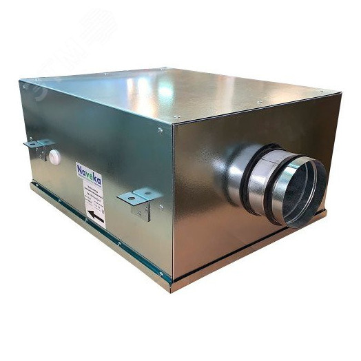 Вентилятор канальный круглый шумоизолированный VS(EC1)-100(D175) 0.10 кВт, 0.8А