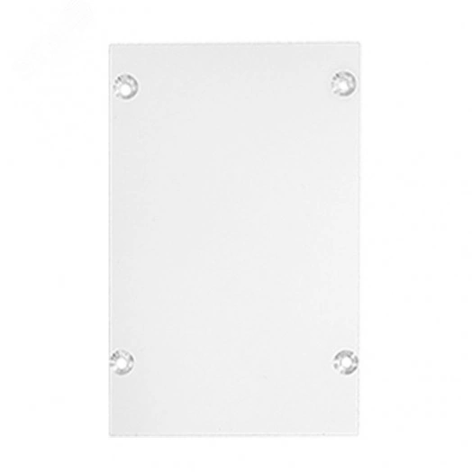 Крышка торцевая Х-ЛАЙН RAL9003 белый муар в комплекте с крепежными элементами 1шт