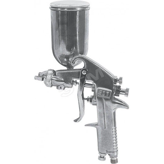 Краскопульт пневматический, алюминиевый верхний бачок 300 мл, 1.5 мм