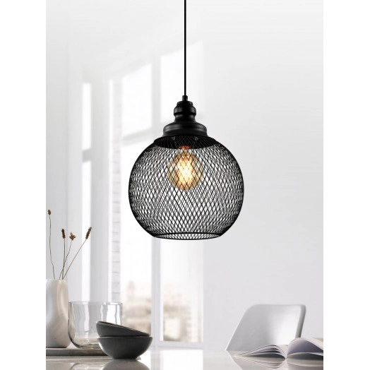 Светильник подвесной (подвес) Rivoli Rebeca 5096-201 1 х Е27 40 Вт лофт - кантри потолочный