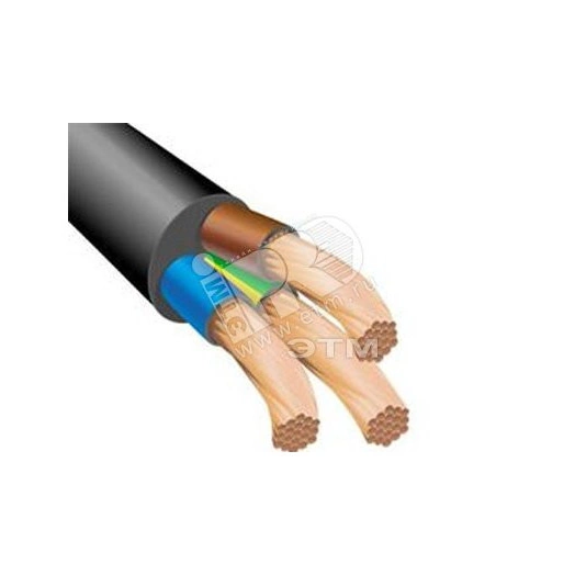 Кабель силовой ВВГнг(А)-LSLTx 3х4 (N.PE)-1 однопроволочный (бухта)