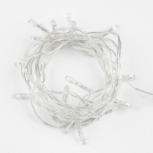 Гирлянда светодиодная с контроллером 20 светодиодов 2,8 м разноцветная IP20 провод прозрачный ULD-S0280-020/DTA MULTI IP20