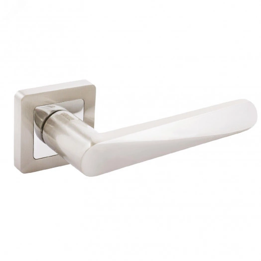 Ручка на круглой накладке (комплект), АЛЛЮР АРТ   "УМА" SN (2780) никель матовый